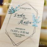 drevené svadobné oznámenie N20008 - Image 2