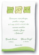 Svadobné oznámenie C3004