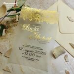 transparentné svadobné oznámenia I20395