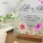 transparentné svadobné oznámenie N20221DA - Image 3