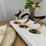 Číslovanie stolov na zlatom zrkadle 009 - Image 2