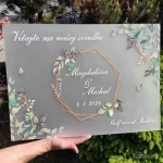 Transparentná uvítacia tabuľa set ku 19773WD